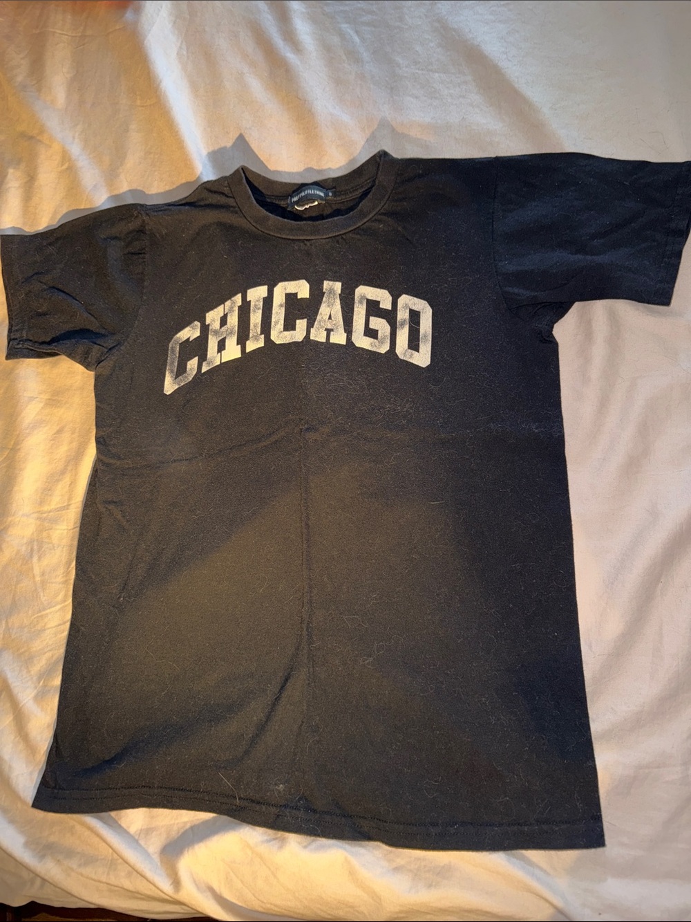 PrettyLittleThing Black Chicago Graphic Tee